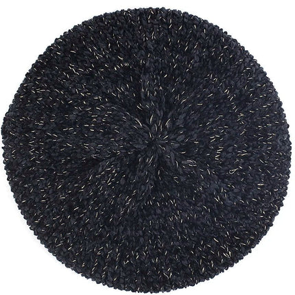 Béret chaud pour femme - Noir - Ajustable (du 54 au 59) | La boutique du chapeau