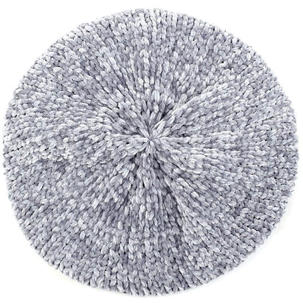 Béret chaud pour femme - Noir/argent - Ajustable (du 54 au 59) | La boutique du chapeau