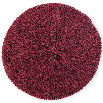 Béret chaud pour femme - Noir/argent - Ajustable (du 54 au 59) | La boutique du chapeau