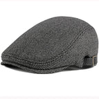 Rayé Noir Gris / Ajustable (du 54 au 59)