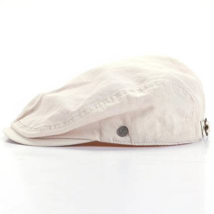 Beret de printemps - Ivoire - Ajustable (du 54 au 59) | La boutique du chapeau