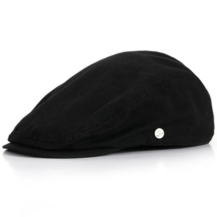Beret de printemps - Noir - Ajustable (du 54 au 59) | La boutique du chapeau