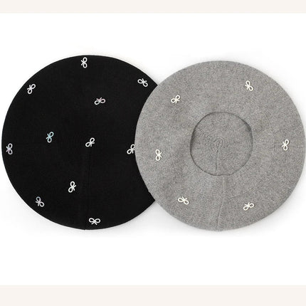 Béret en coton - Noir - Ajustable (du 54 au 59) | La boutique du chapeau