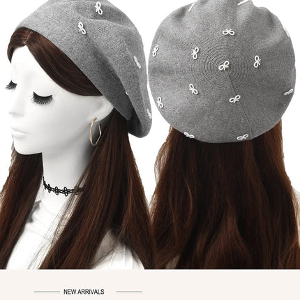 Béret en coton - Noir - Ajustable (du 54 au 59) | La boutique du chapeau