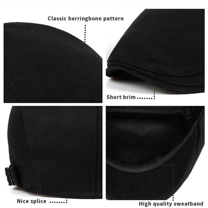 Béret en coton ajustable - Gris - Ajustable (du 54 au 59) | La boutique du chapeau