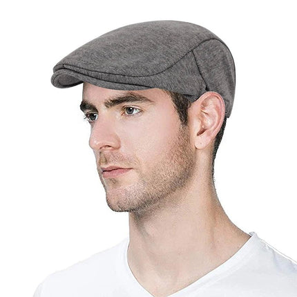 Béret en coton ajustable - Gris - Ajustable (du 54 au 59) | La boutique du chapeau