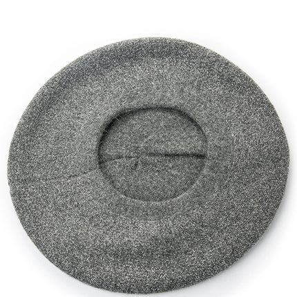 Béret en laine de cachemire - Gris foncé - M (56 - 58cm) | La boutique du chapeau