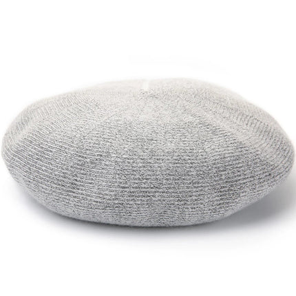 Béret en laine de cachemire - Gris - M (56 - 58cm) | La boutique du chapeau