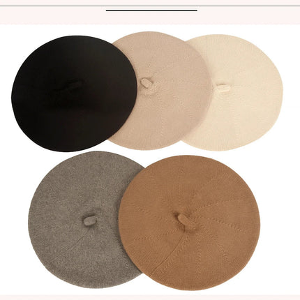 Béret en tricot fin - Violet - Ajustable (du 54 au 59) | La boutique du chapeau