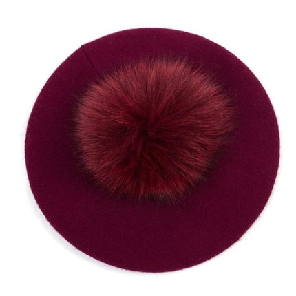Béret femme - Bordeaux B - Ajustable (du 54 au 59) | La boutique du chapeau