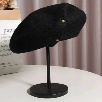 Béret femme automne hiver - Orange - Ajustable (du 54 au 59) | La boutique du chapeau