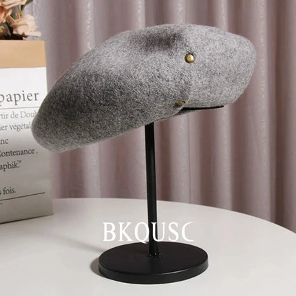 Béret femme automne hiver - Orange - Ajustable (du 54 au 59) | La boutique du chapeau