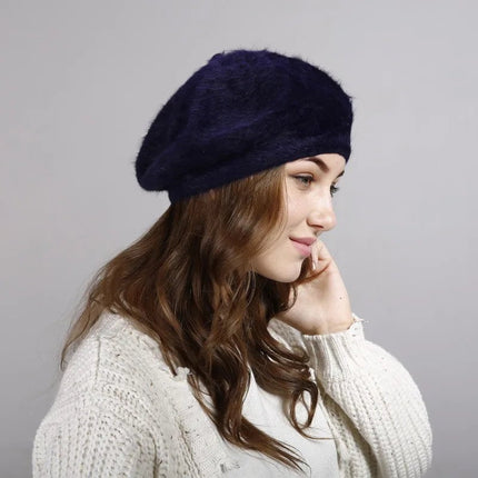 Béret femme chic - Marine - M (56 - 58cm) | La boutique du chapeau