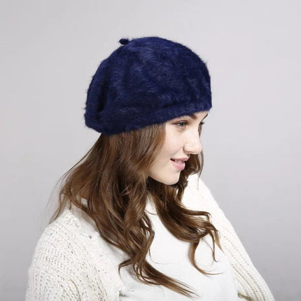 Béret femme chic - Marine - M (56 - 58cm) | La boutique du chapeau