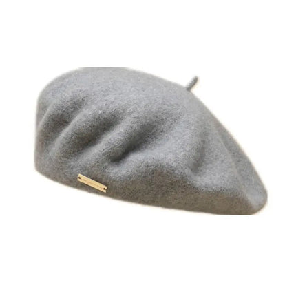 Béret Femme Chic et Chaud - Gris clair - Ajustable (du 54 au 59) | La boutique du chapeau