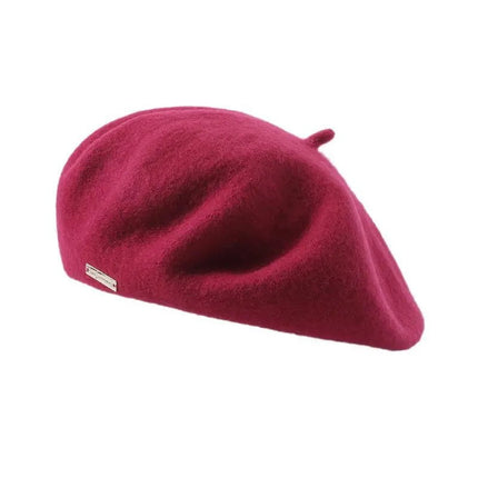 Béret Femme Chic et Chaud - Bordeau - Ajustable (du 54 au 59) | La boutique du chapeau