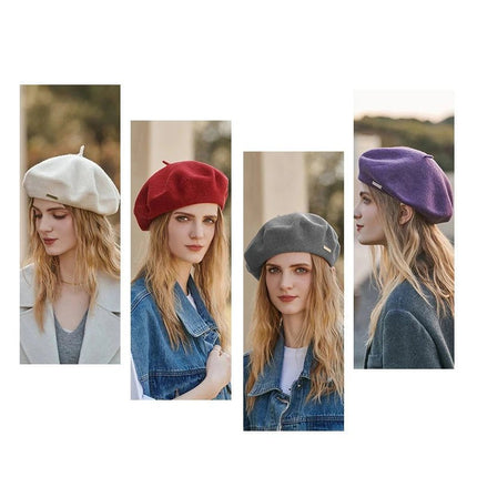 Béret Femme Chic et Chaud - Kaki - Ajustable (du 54 au 59) | La boutique du chapeau