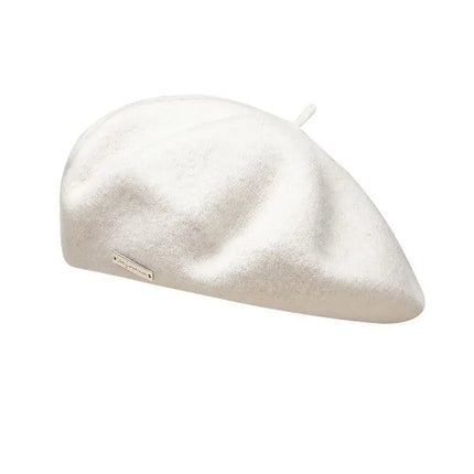 Béret Femme Chic et Chaud - Blanc - Ajustable (du 54 au 59) | La boutique du chapeau