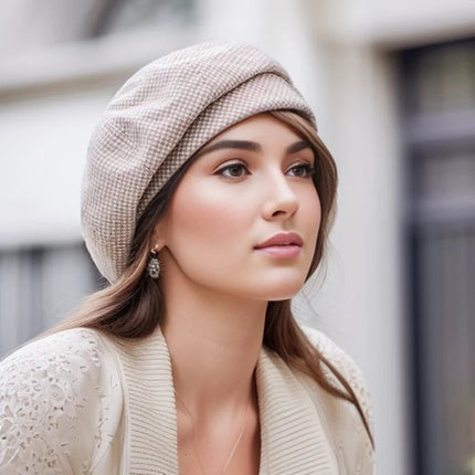 Béret femme élégant - Kaki - Ajustable (du 54 au 59) | La boutique du chapeau