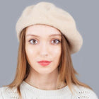 Béret femme en laine - Beige - M (56 - 58cm) | La boutique du chapeau