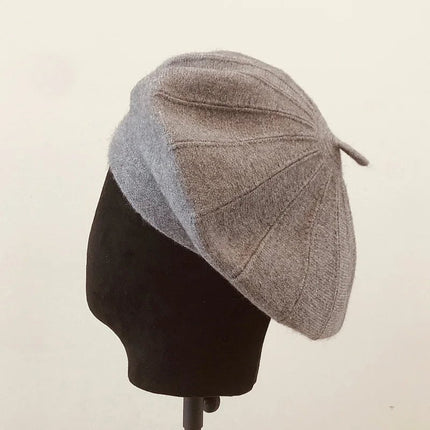 Béret Femme en Laine Automne - Gris 3 - Ajustable (du 54 au 59) | La boutique du chapeau