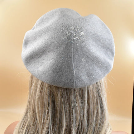 Béret femme en laine et coton - Café - Ajustable (du 54 au 59) | La boutique du chapeau