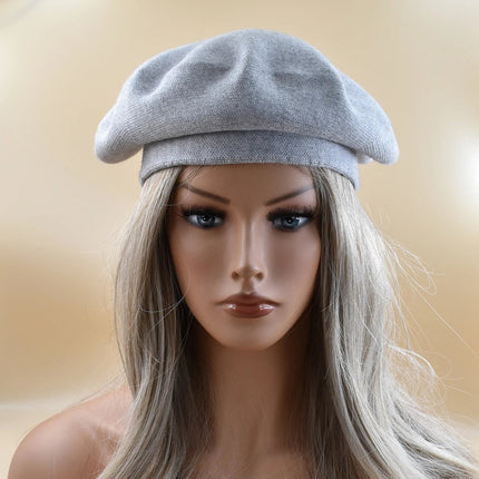 Béret femme en laine et coton - Café - Ajustable (du 54 au 59) | La boutique du chapeau
