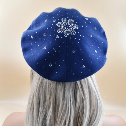 Béret femme en laine et coton - Café - Ajustable (du 54 au 59) | La boutique du chapeau