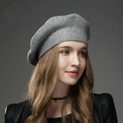 Béret femme en laine et coton - Café - Ajustable (du 54 au 59) | La boutique du chapeau