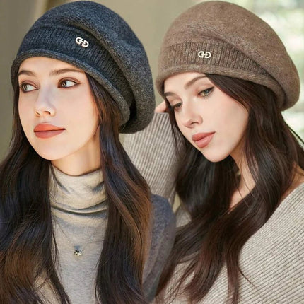 Béret Femme en Laine hiver - Café - Ajustable (du 54 au 59) | La boutique du chapeau