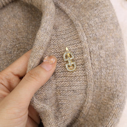 Béret Femme en Laine hiver - Beige - Ajustable (du 54 au 59) | La boutique du chapeau