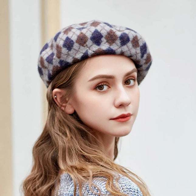 Béret femme épais et chaud - 8 - M (56 - 58cm) | La boutique du chapeau