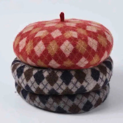 Béret femme épais et chaud - 8 - M (56 - 58cm) | La boutique du chapeau