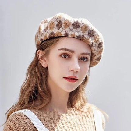 Béret femme épais et chaud - 8 - M (56 - 58cm) | La boutique du chapeau