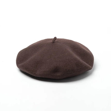 Béret femme grande taille - Noir - L (58 - 59cm) | La boutique du chapeau