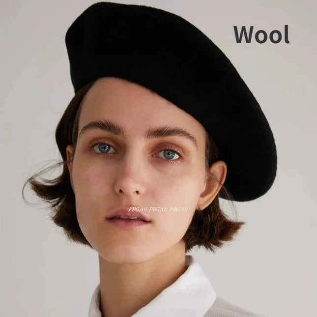 Béret femme grande taille - Blanc - L (58 - 59cm) | La boutique du chapeau