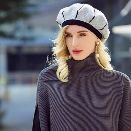 Béret femme luxe - Orange - M (56 - 58cm) | La boutique du chapeau