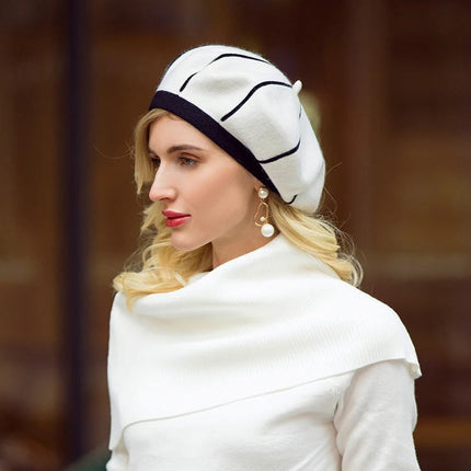 Béret femme luxe - Orange - M (56 - 58cm) | La boutique du chapeau