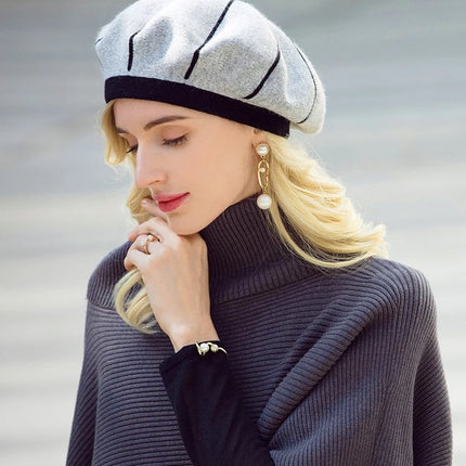 Béret femme luxe - Orange - M (56 - 58cm) | La boutique du chapeau