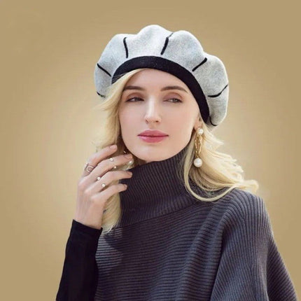 Béret femme luxe - Orange - M (56 - 58cm) | La boutique du chapeau