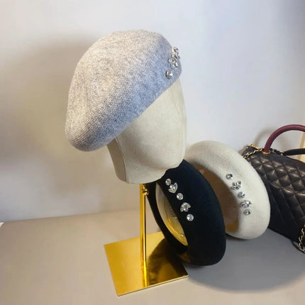 Béret femme tendance - Beige - Ajustable (du 54 au 59) | La boutique du chapeau