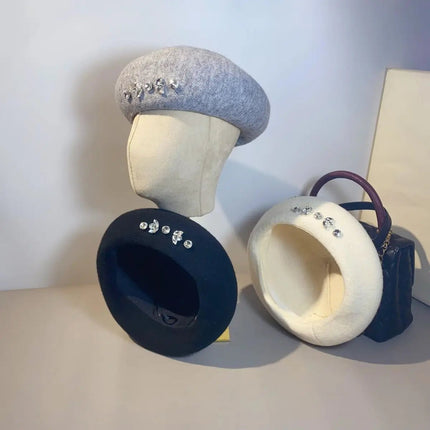 Béret femme tendance - Beige - Ajustable (du 54 au 59) | La boutique du chapeau