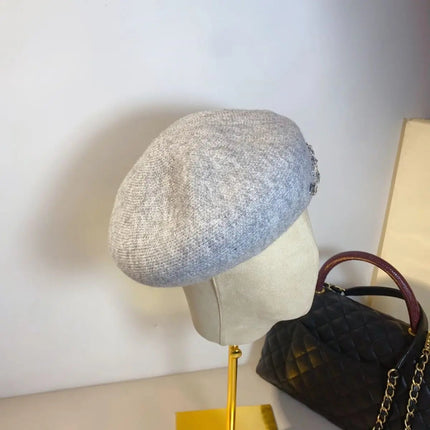 Béret femme tendance - Beige - Ajustable (du 54 au 59) | La boutique du chapeau