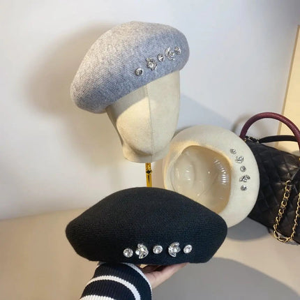 Béret femme tendance - Beige - Ajustable (du 54 au 59) | La boutique du chapeau