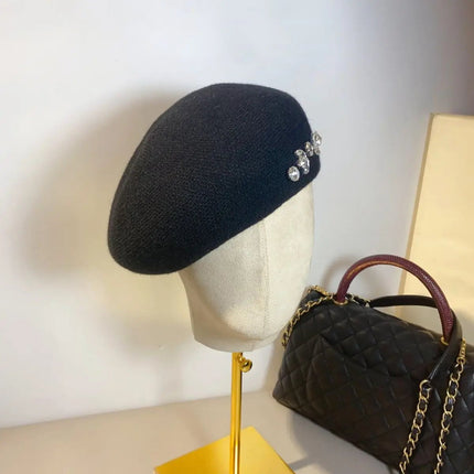 Béret femme tendance - Beige - Ajustable (du 54 au 59) | La boutique du chapeau