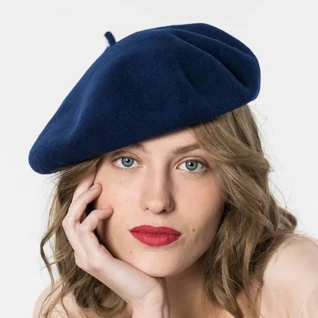 Béret francais - Bleu marine - Ajustable (du 54 au 59) | La boutique du chapeau