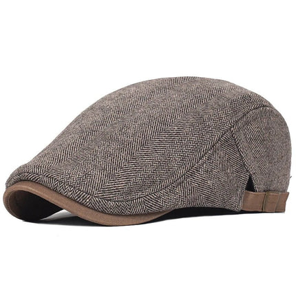 Béret grande taille - Gris foncé - Ajustable (du 54 au 59) | La boutique du chapeau