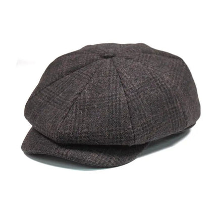 Béret homme en coton - Café 2 - M (56 - 58cm) | La boutique du chapeau