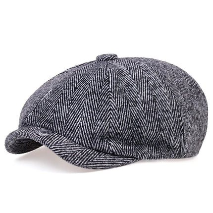 Béret plat à coutures - polyester 2 - M (56 - 58cm) | La boutique du chapeau