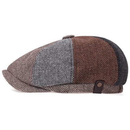 Béret plat à coutures - polyester 4 - M (56 - 58cm) | La boutique du chapeau